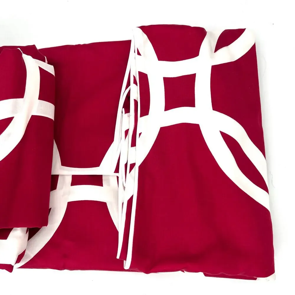 Sleep Numbers king circle pattern duvet cover and pillow set